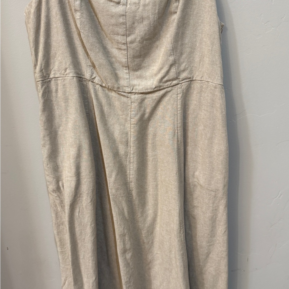 Old Navy Cream Flowing Maxi Skirt